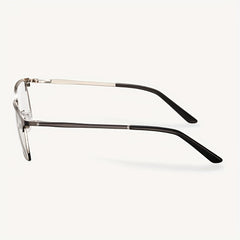 Men's Square Frame Light Blocking Glasses Anti UV Ray