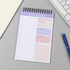 35 Sheets Daily Planner Coil Notepad Thickened Student Notepad