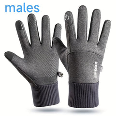 Waterproof Winter Cycling Gloves Touch Screen Warm Suitable Outdoor Sports