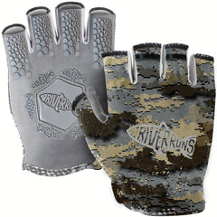 UPF50 Sun Gloves Lightweight Fishing Gloves Men