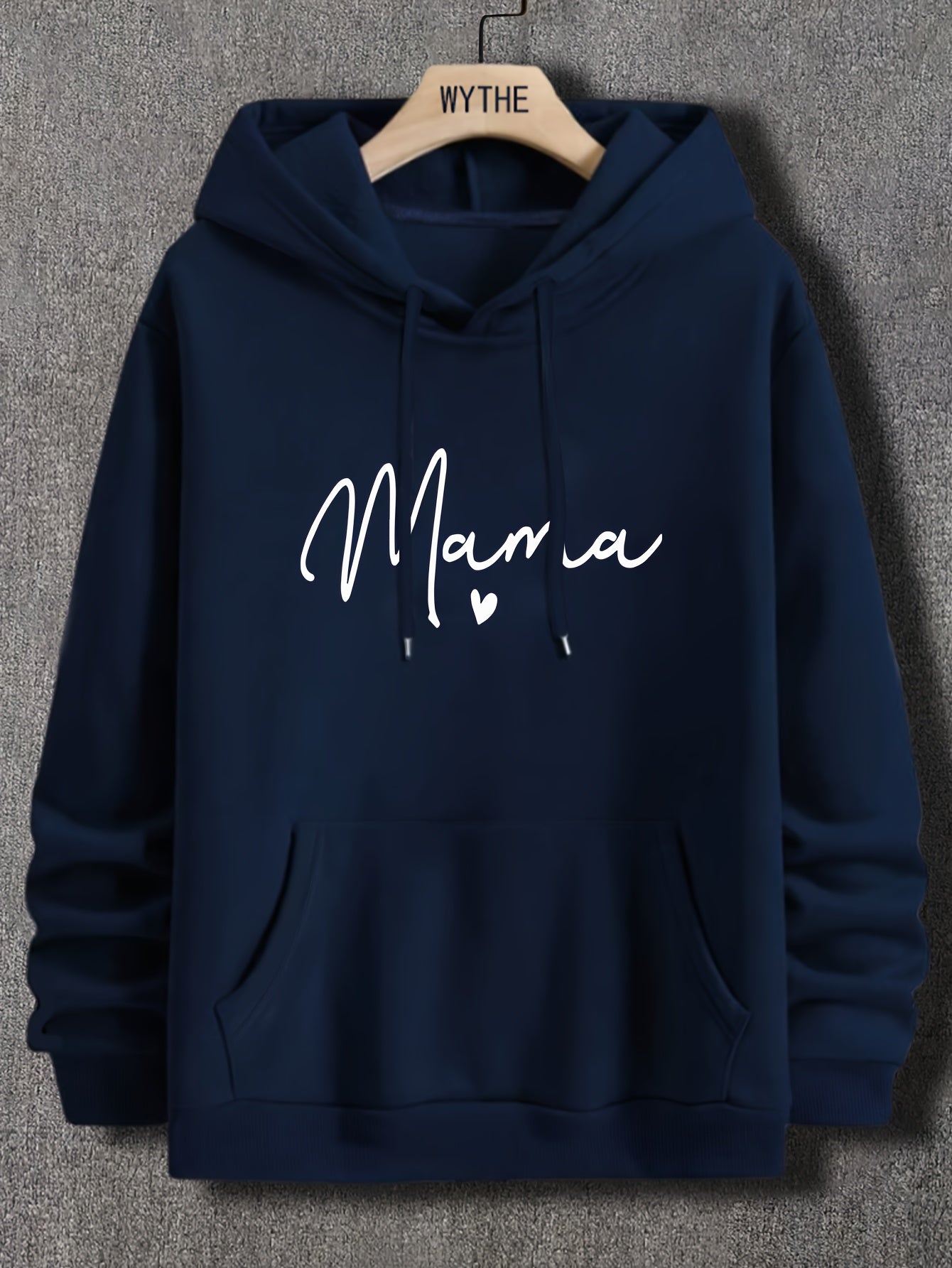 Mama Print Hoodies For Men Graphic Sweatshirt Kangaroo Pocket
