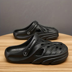 Men's Lightweight Comfy Clogs Hollow Out Non Slip Garden Shoes
