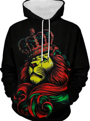 Lion 3D Print Hoodie Graphic Hooded Pullover Men's Clothing