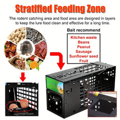 Reusable Rat Trap Cage - Effective Pest Control Solution