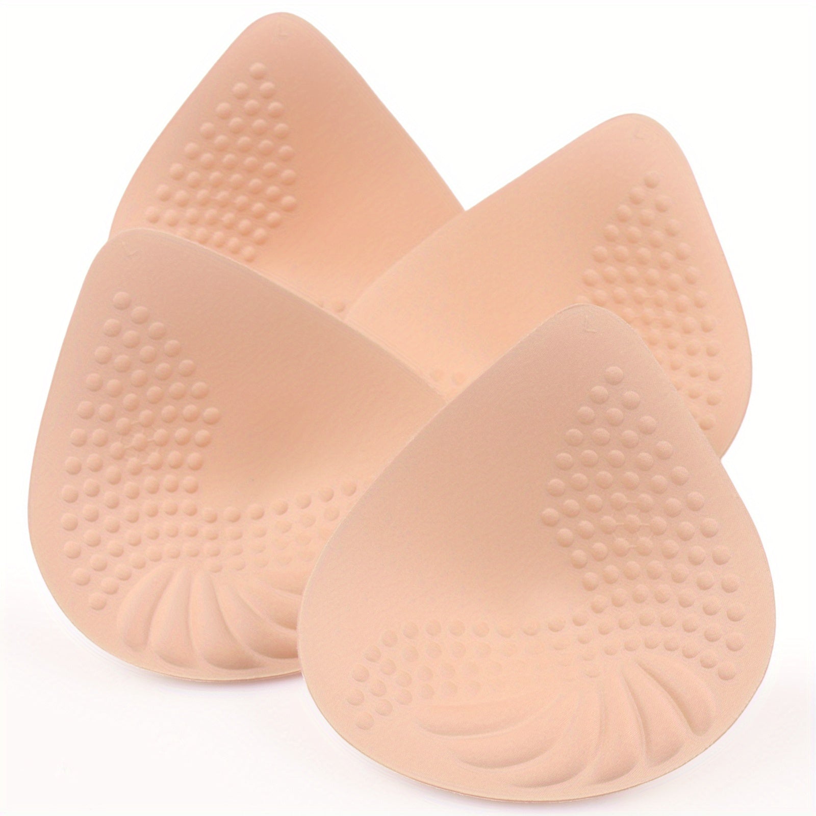 2 Pairs Soft Bra Insert Pads Women's Lingerie Accessories