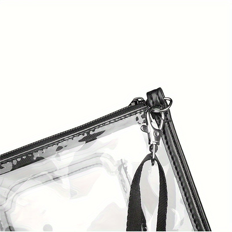Waterproof Shopping Bag Beach Storage Shoulder Bag PVC Transparent Crossbody Bag