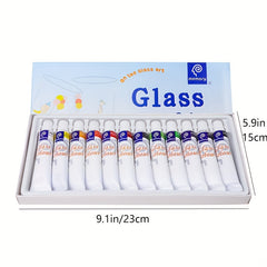 12ml 12 Acrylic Paint Set for Artists & Enthusiasts