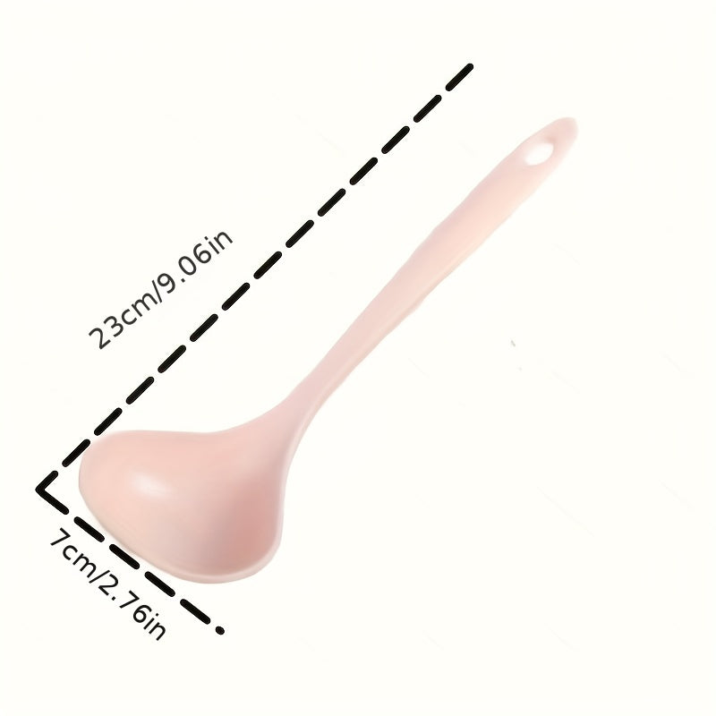 Comfortable Grip Soup Ladle Spoon - Cooking & Serving Spoon for Soup, Chi