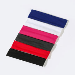 6pcs Solid Hair Band