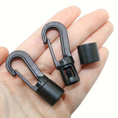 10-20 Pack 8mm Elastic Water Resistant Rope Hooks for Kayaks