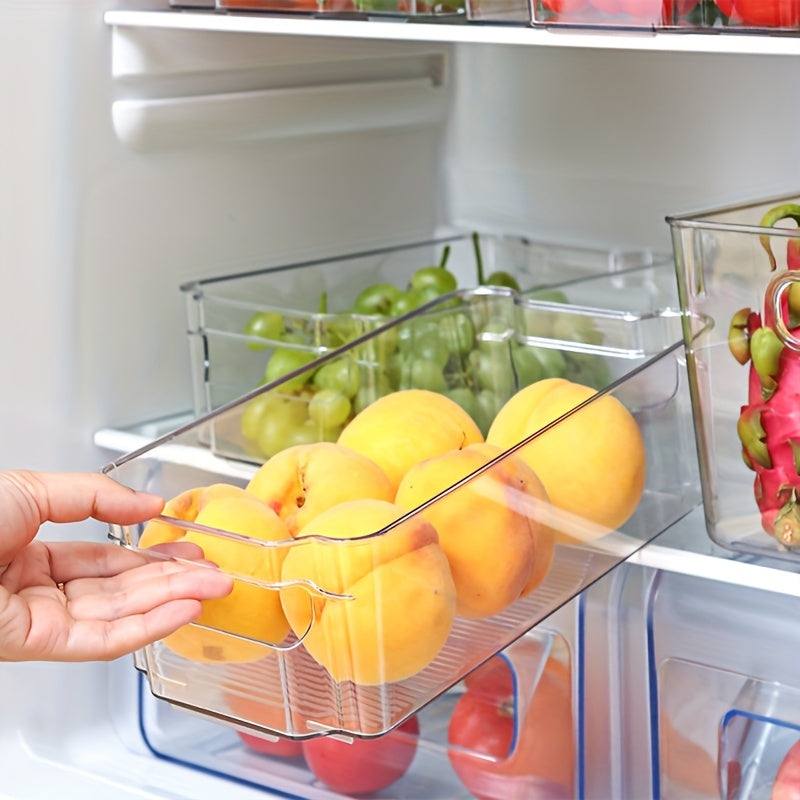 Clear Desktop Drawer Storage Box for Cosmetics Makeup Jewelry Cutlery Food