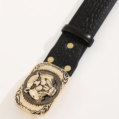 Men's Casual Business Buckle Belt for Outdoor Party Holiday