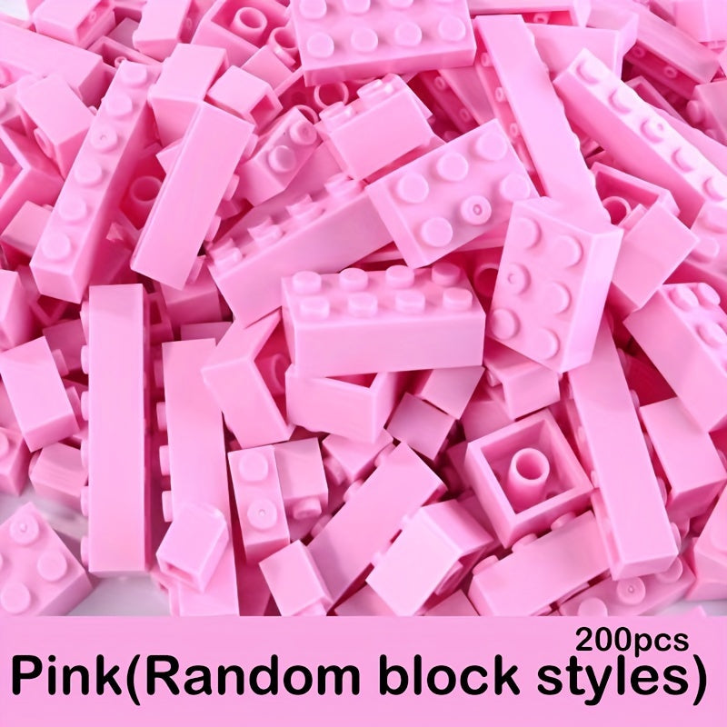 200pcs Assorted Mini Building Blocks Set DIY Construction