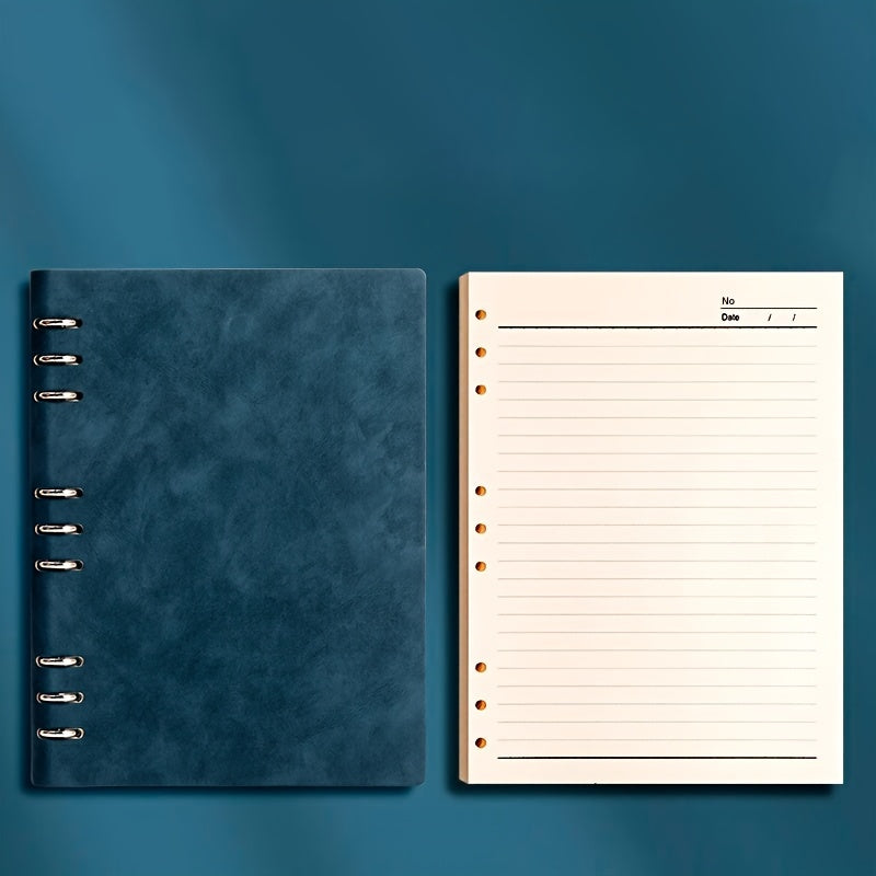 Kong B5 PU Leather Loose leaf Notebook Business Stationery