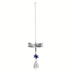 Dragonfly Crystal Pendant Colorful Hanging Ornament