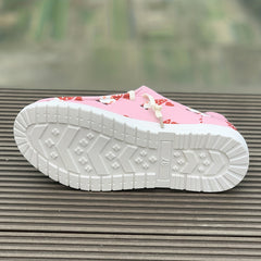 Women's Skate Shoes with Heart & Icecream Pattern, Lightweight