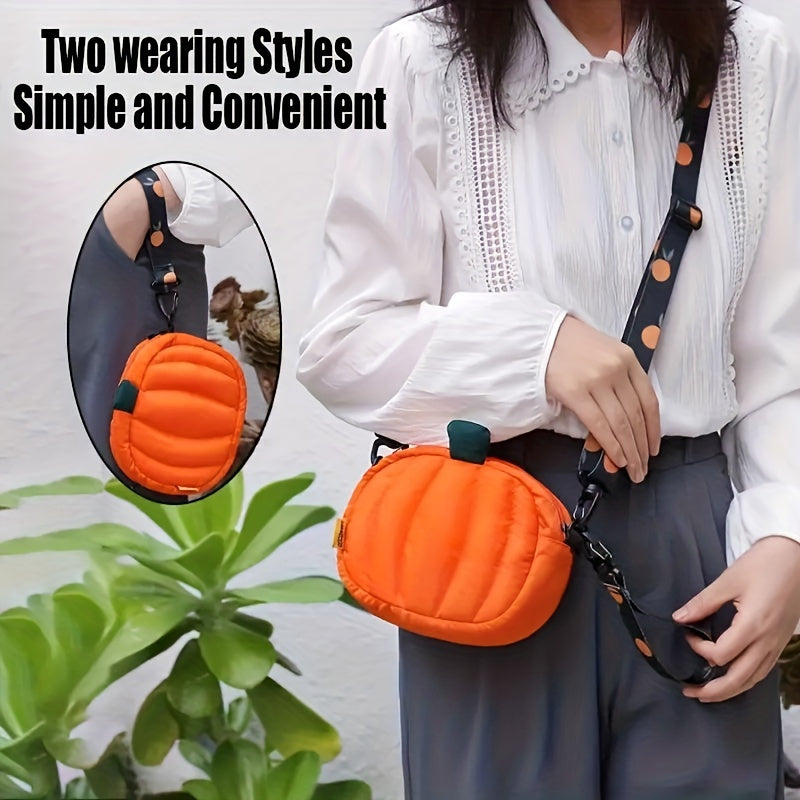 Halloween Pumpkin Makeup Bag Mini Zipper Makeup Pouch