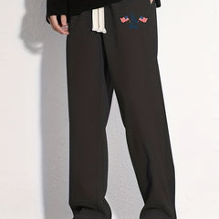 Flag Pattern Joggers Men's Casual Loose Fit Pants