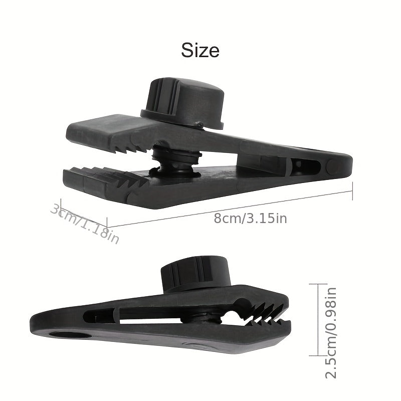 10pcs Tarp Clips Lock Grip Tarp Clamps Pool Awning Fasteners Clips