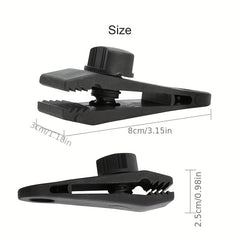 10pcs Tarp Clips Lock Grip Tarp Clamps Pool Awning Fasteners Clips