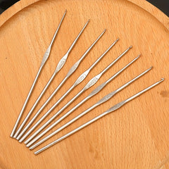 8pcs Thin Head Crochet Single Head Sweater Needle Hook S