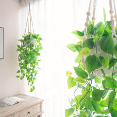 3-Pack Macrame Plant Hangers Indoor Hanging Planter Basket Flower Pot Holder