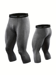 Compression Leggings for Sports & Yoga, Quick Drying Tight Fitness Pants