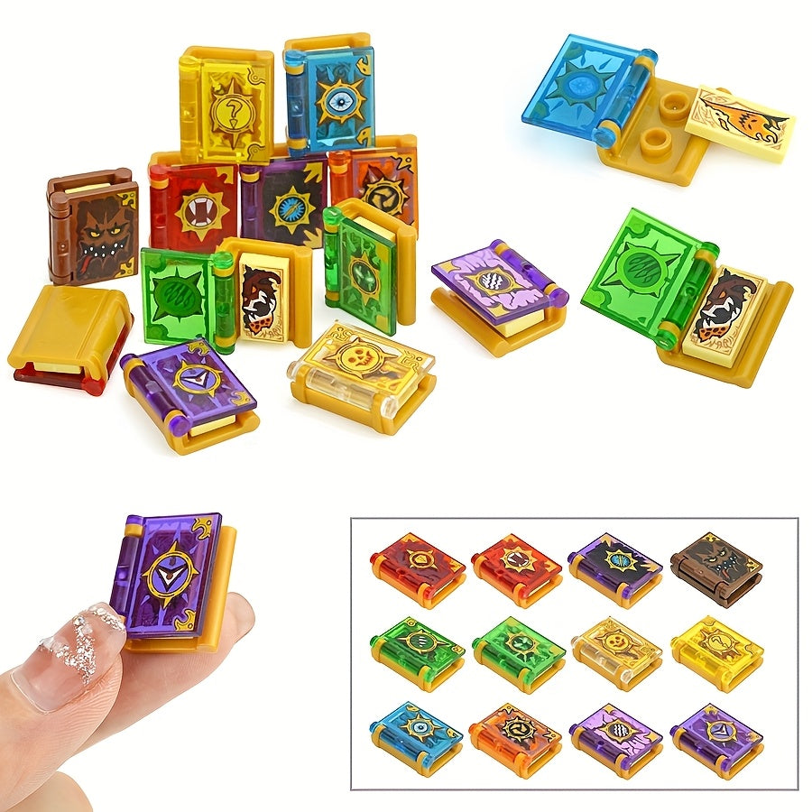 12pcs Magic Book Building Blocks Set DIY Interlocking Toy