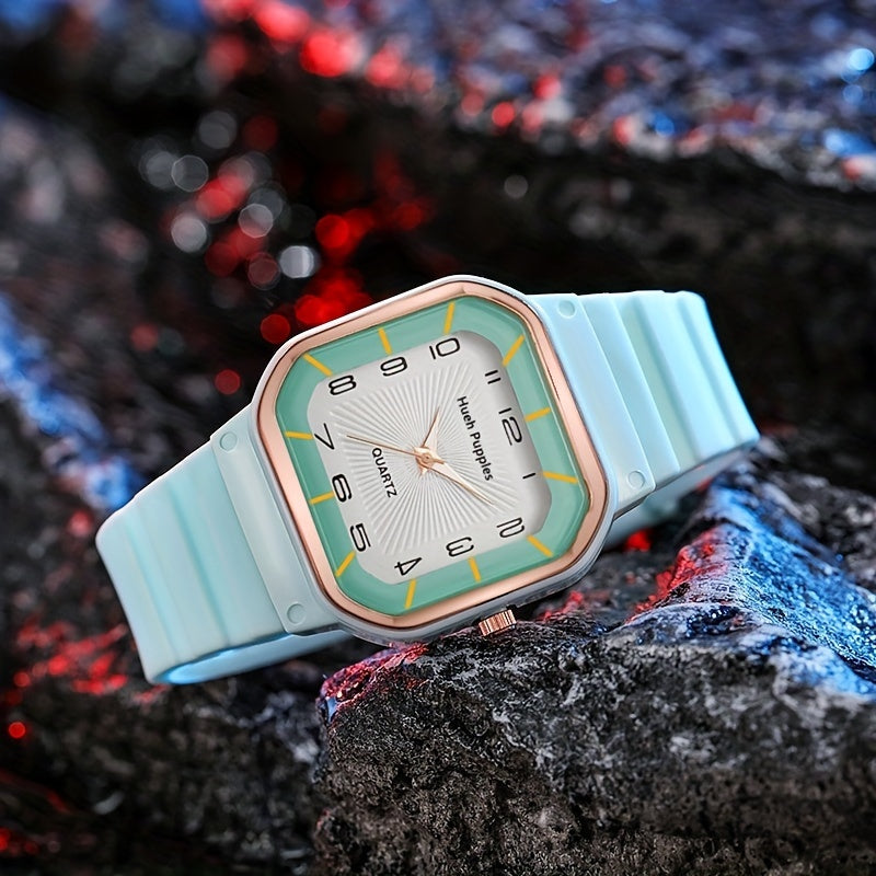 Square Quartz Watch For Women Academy Style