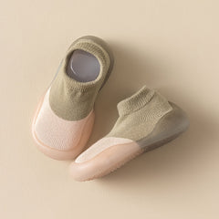 Block Floor Sock Shoes for Toddler Girls