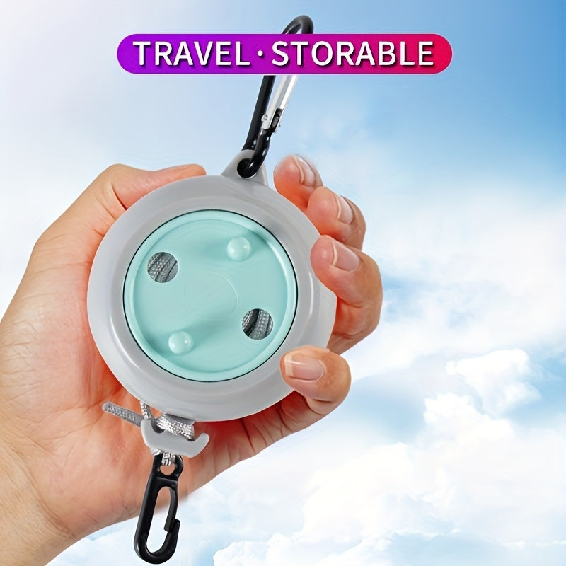 Adjustable Portable Clothesline Cord for Camping Laundry Dry Rope