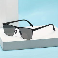 Men's Stainless Steel Polarized Sunglasses for Outdoor Activities