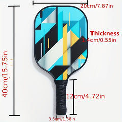Fiberglass Carbon Fiber Pickleball Racket Set with Bag & Ball