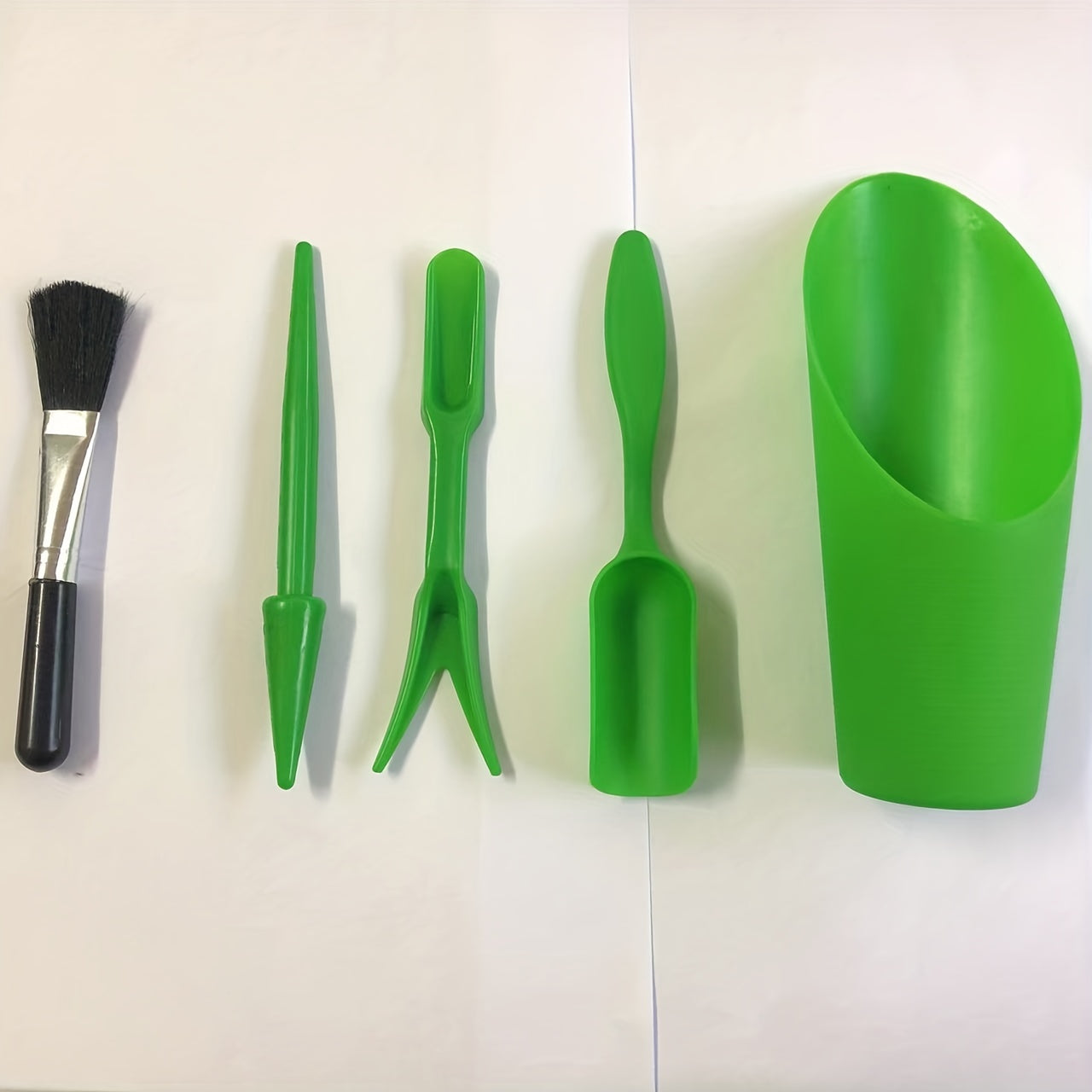 5pcs Portable Succulent Plant Tools Gardening Planting Tools Green Pink