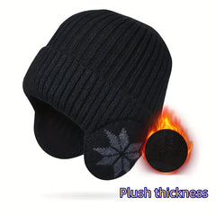 Winter Windproof Knitted Hat with Ear Protection