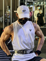 Men's Quick Dry Sports Tank Top Light Loose Sleeveless Shirt