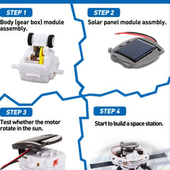 6 in 1 Solar Robot Building Kit - DIY Science Experiment for Boys