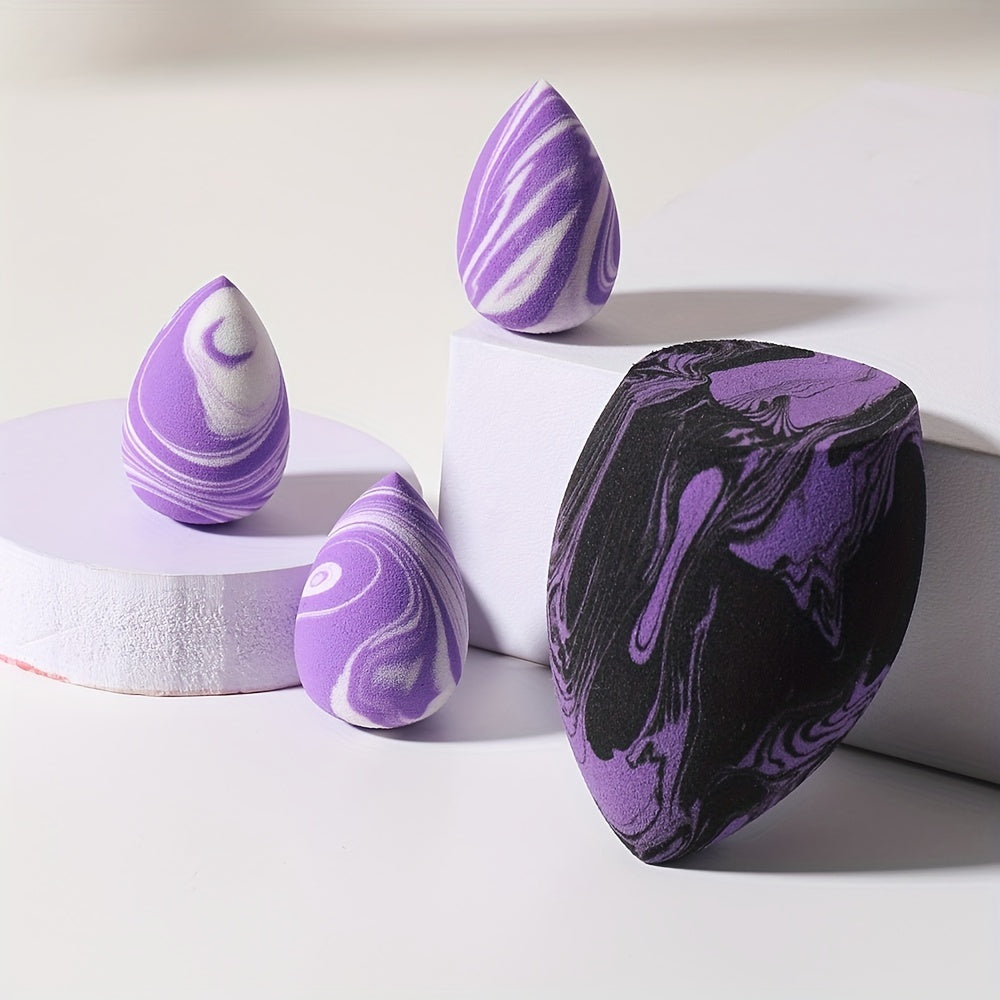 4 Piece Beauty Egg Set for Flawless Makeup Application