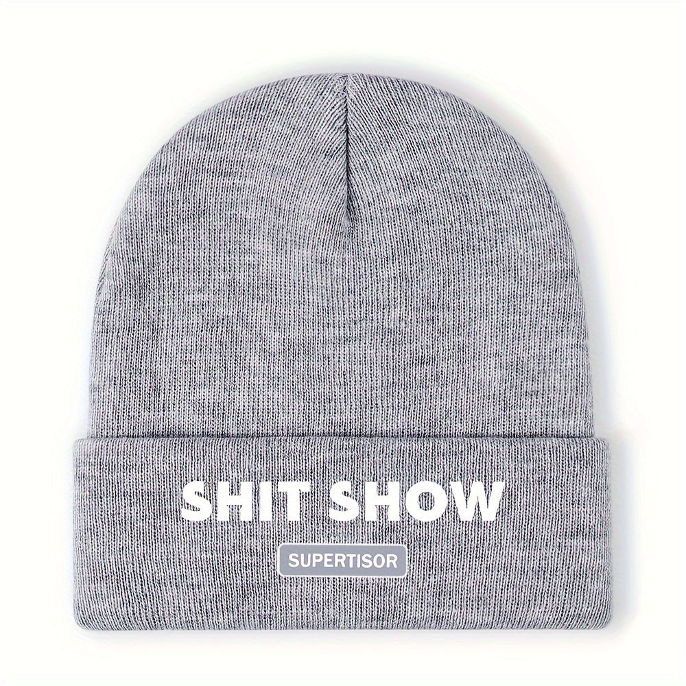 Knitted Beanie Hat Outdoor Warm Cap for Men Women
