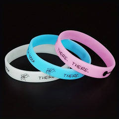 Night Glow Silicone Bracelet Rubber Wrist Band