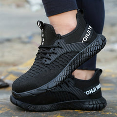 Men's Steel Toe Anti Smashing Work Safety Shoes