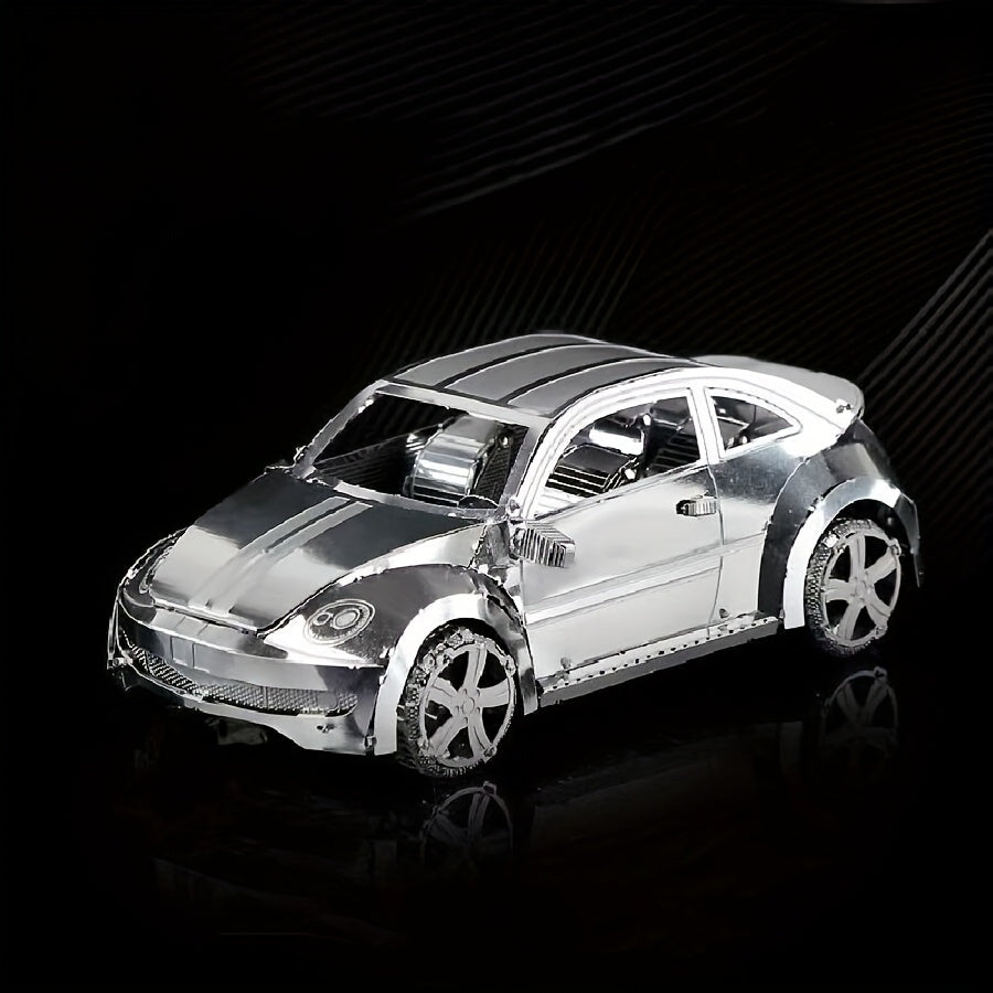 Metal Construction Toy Car Models 3D Puzzle Building Set