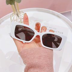 Cat Eye Sunglasses Vintage Rectangle Frame UV400