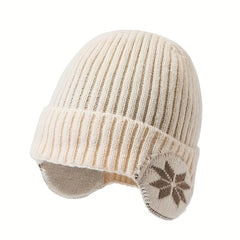 Outdoor Warm Woolen Hat for Autumn Winter Cycling with Ear Protection