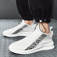 Men's Knitted Casual Shoes for Traveling Jogging