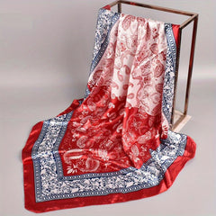 Printing Head Scarf Bandana Towel Two Tone Scarf Women's Shawl