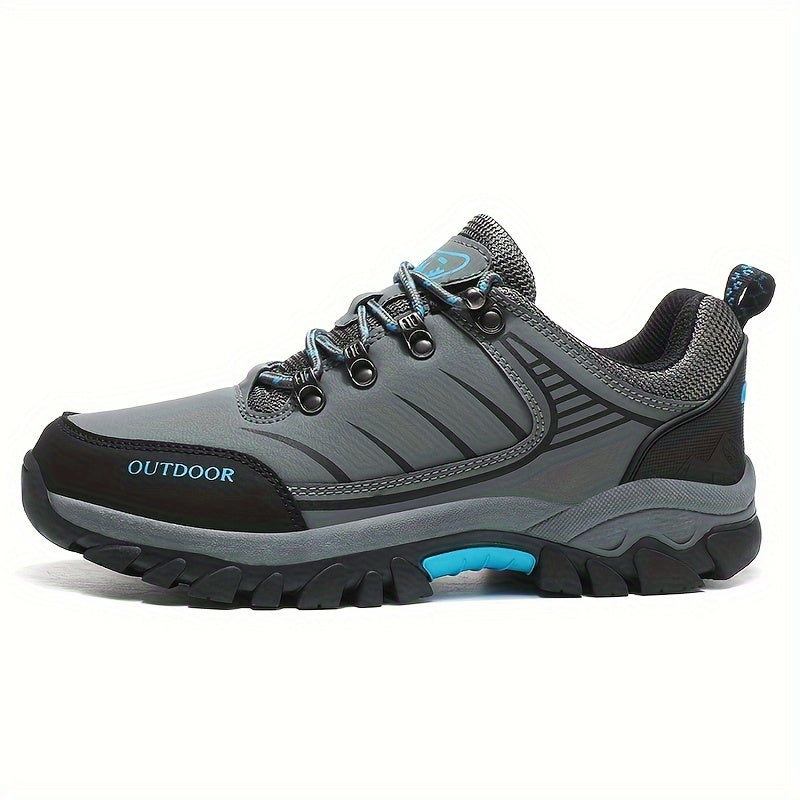 Men's Low Top Hiking Boots Non Slip Lace Up Durable Shoes