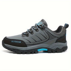 Men's Low Top Hiking Boots Non Slip Lace Up Durable Shoes