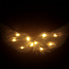 LED Glowing Angel Wings Princess Fairy Wedding Party Props
