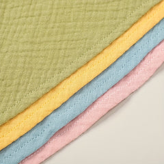 Baby Dark Green Triangle Cotton Cloth Mouth Towel Feeding Bib